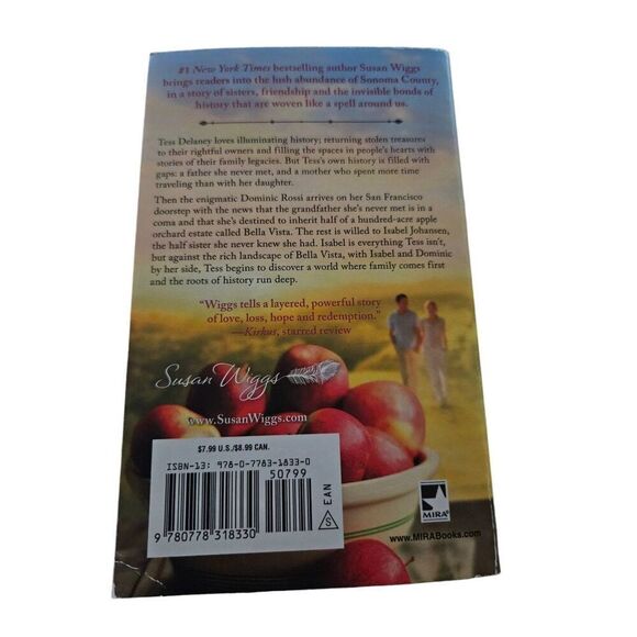 The apple orchard by Susan Wiggs mira books isbn 9780778318330 - Picture 2 of 5